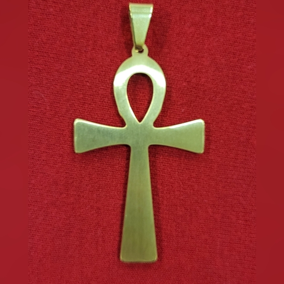 Ankh Steel God Pendant - Picture 4 of 6